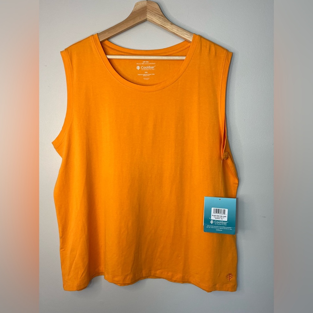 NWT Coolibar Morada Basic Tank Top UPF 50 Sleeveless Women’s XXL Plus